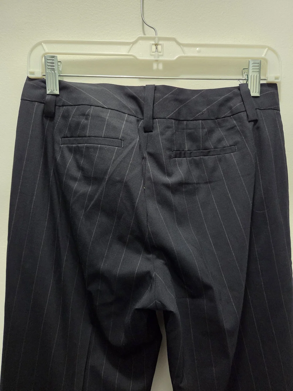 Banana Republic 2R Black Pinstripe Dress Pants